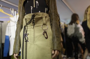 Backstage at Anne Sofie Madsen RTW Spring 2017