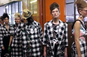 Backstage at Antonio Marras Spring 2017