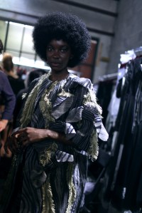 Backstage at Antonio Marras Spring 2017