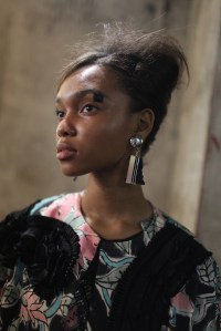 Backstage at Antonio Marras Spring 2017