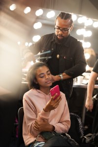 Backstage at Delpozo RTW Spring 2017