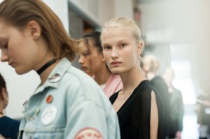 Backstage at Delpozo RTW Spring 2017