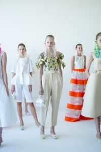 Backstage at Delpozo RTW Spring 2017