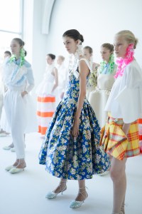 Backstage at Delpozo RTW Spring 2017