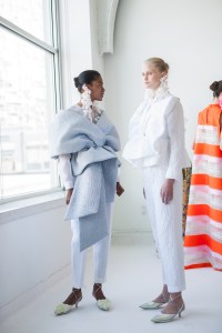 Backstage at Delpozo RTW Spring 2017
