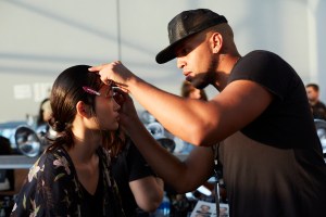 Backstage at Opening Ceremony RTW Fall 2016