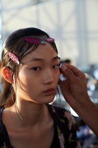 Backstage at Opening Ceremony RTW Fall 2016