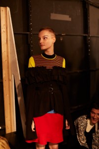 Backstage at Opening Ceremony RTW Fall 2016