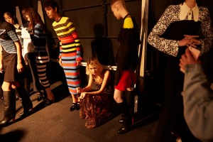 Backstage at Opening Ceremony RTW Fall 2016
