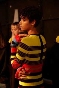 Backstage at Opening Ceremony RTW Fall 2016