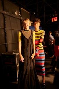 Backstage at Opening Ceremony RTW Fall 2016