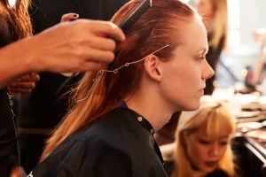 Backstage at Opening Ceremony RTW Fall 2016