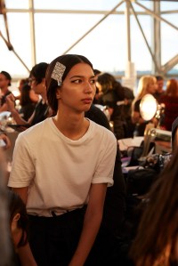 Backstage at Opening Ceremony RTW Fall 2016