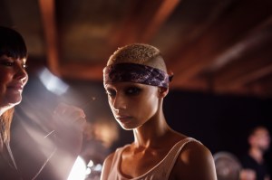 Backstage at Baja East RTW Spring 2017
