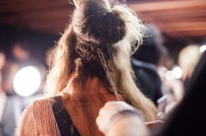 Backstage at Baja East RTW Spring 2017