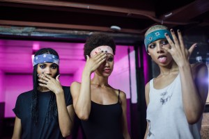 Backstage at Baja East RTW Spring 2017