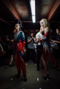 Backstage at Baja East RTW Spring 2017