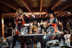 Backstage at Baja East RTW Spring 2017