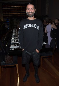 Marcelo Burlon at the Barneys Unravel Dinner