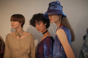 Backstage at Aalto RTW Spring 2017