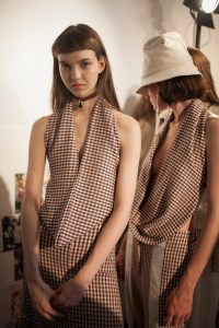 Backstage at Aalto RTW Spring 2017