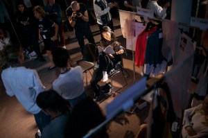 Backstage at Alexis Mabille RTW Spring 2017