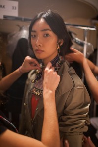 Backstage at Alexis Mabille RTW Spring 2017