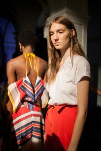 Backstage at Alexis Mabille RTW Spring 2017