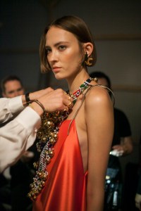 Backstage at Alexis Mabille RTW Spring 2017