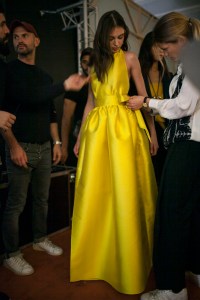 Backstage at Alexis Mabille RTW Spring 2017