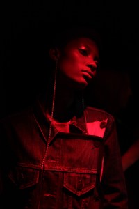 Backstage at Lutz Huelle RTW Spring 2017
