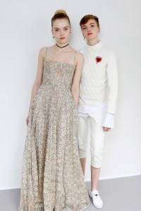Backstage at Dior RTW Spring 2017