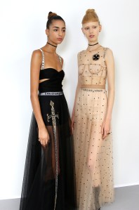 Backstage at Dior RTW Spring 2017