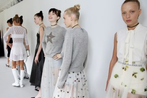 Backstage at Dior RTW Spring 2017