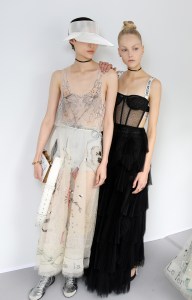 Backstage at Dior RTW Spring 2017