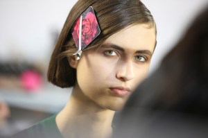 Backstage at Dries Van Noten RTW Spring 2017