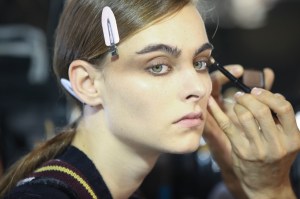 Backstage at Dries Van Noten RTW Spring 2017