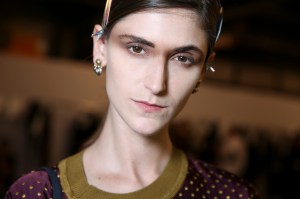 Backstage at Dries Van Noten RTW Spring 2017
