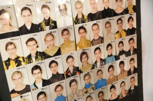 Backstage at Dries Van Noten RTW Spring 2017