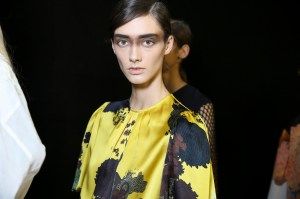 Backstage at Dries Van Noten RTW Spring 2017