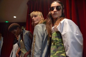 Backstage at Each X Other RTW Spring 2017