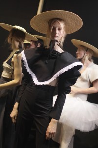 Backstage at Jacquemus RTW Spring 2017