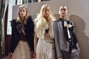 Backstage at Lanvin RTW Spring 2017