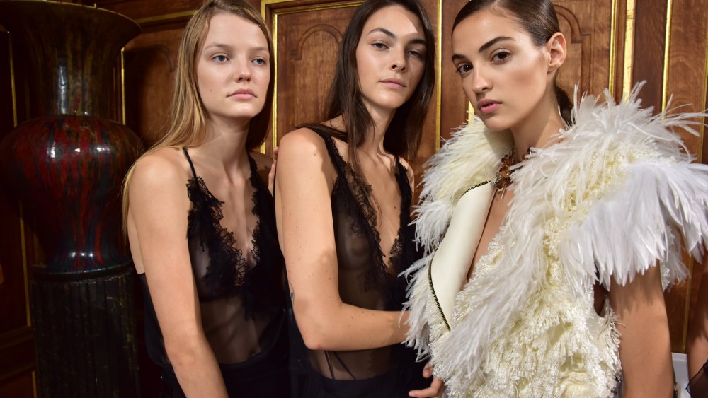 Backstage at Lanvin RTW Spring 2017