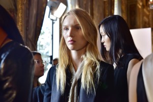 Backstage at Lanvin RTW Spring 2017