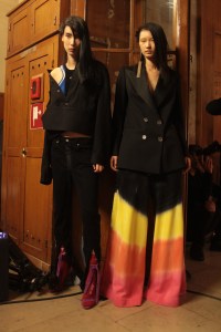 Backstage at Off-White RTW Spring 2017