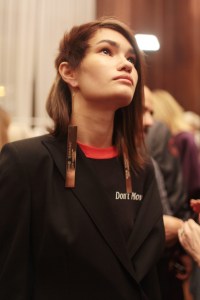 Backstage at Off-White RTW Spring 2017