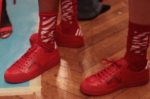 Backstage at Off-White RTW Spring 2017