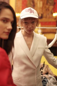 Backstage at Off-White RTW Spring 2017