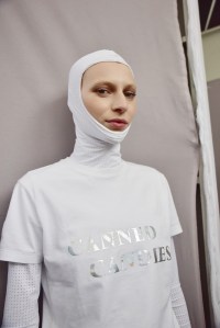 Backstage at Paco Rabanne RTW Spring 2017